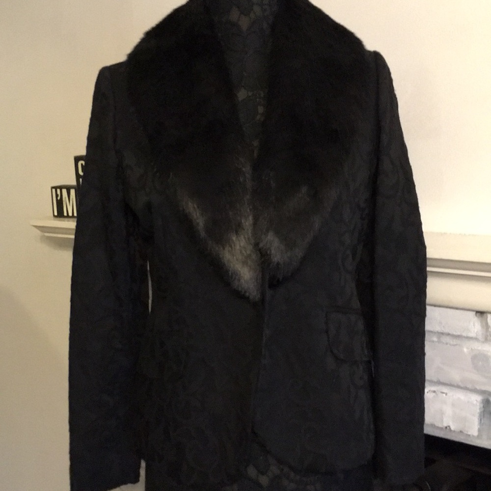 Black dressy blazer- on trend
